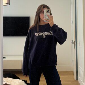 Vintage UCONN Huskies Crewneck Sweatshirt – Navy Blue (Pro Player, XL)
